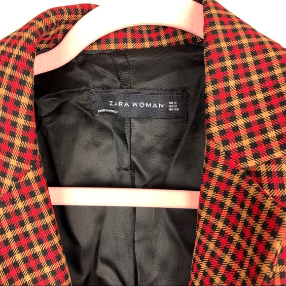 ZARA Blazer Checkered Design - Picture 3 of 8